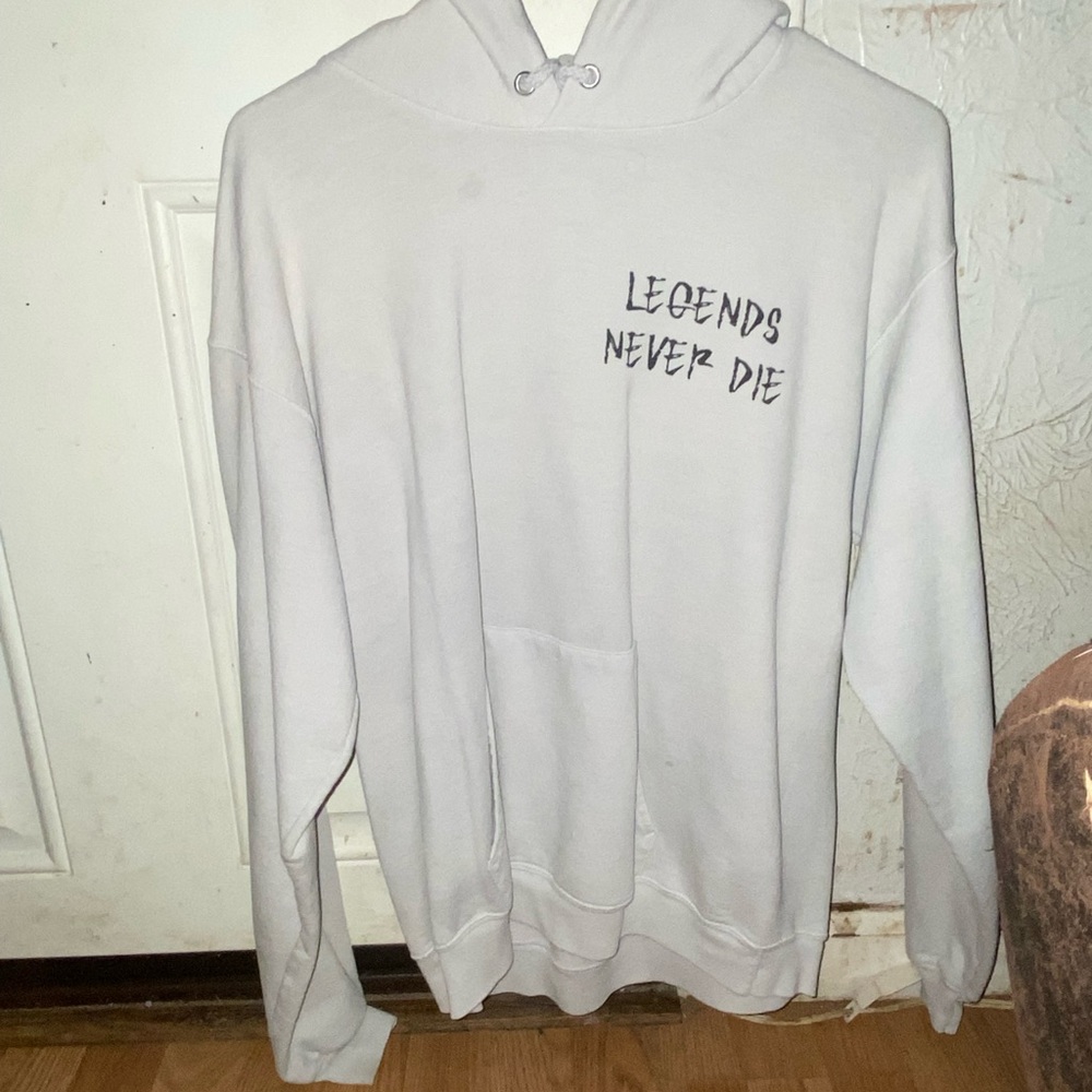 White JuiceWld Hoodie